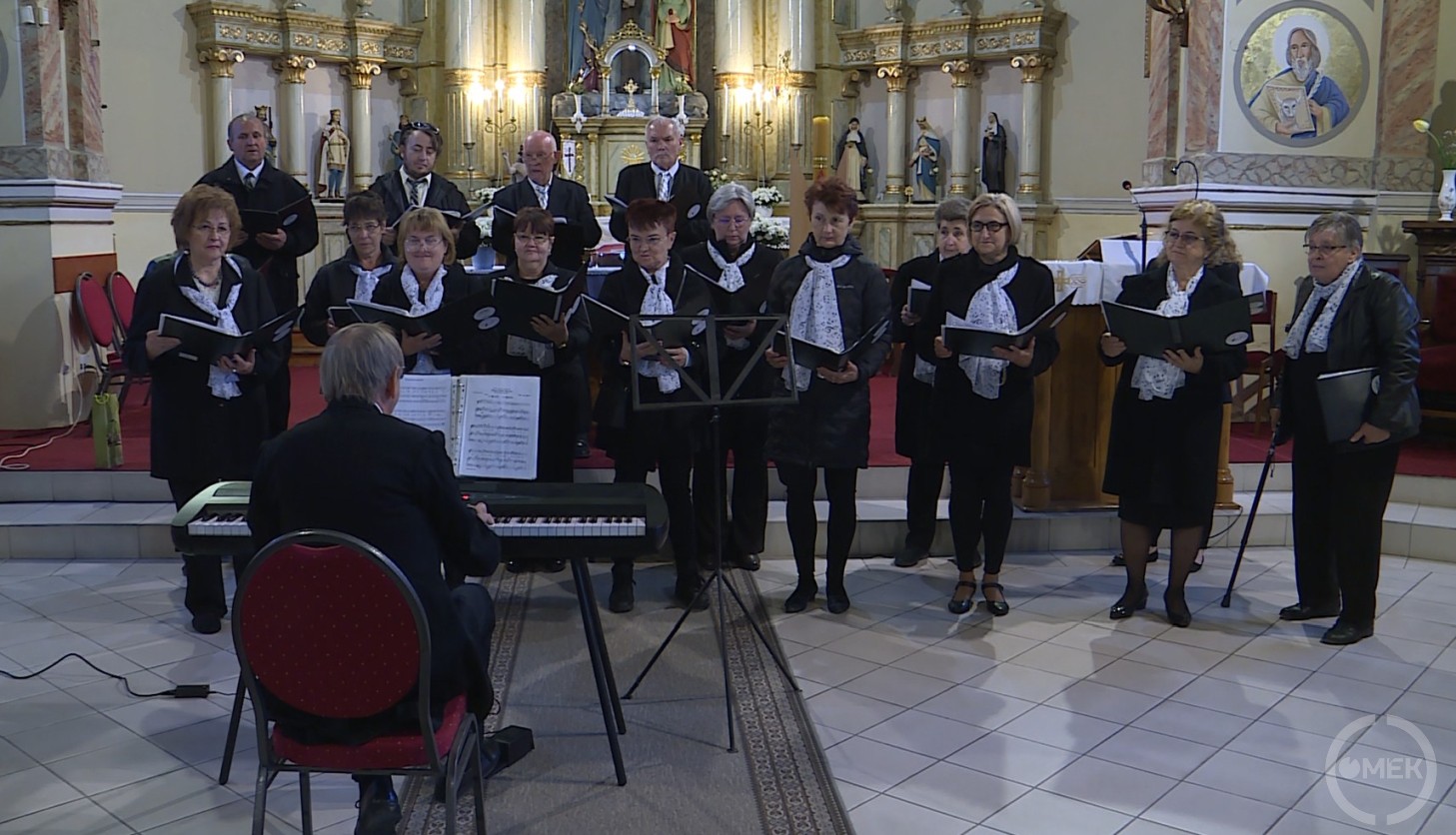 Az Ív úti templomban léptek fel a Hétvölgy Kórus Egyesület tagjai.
