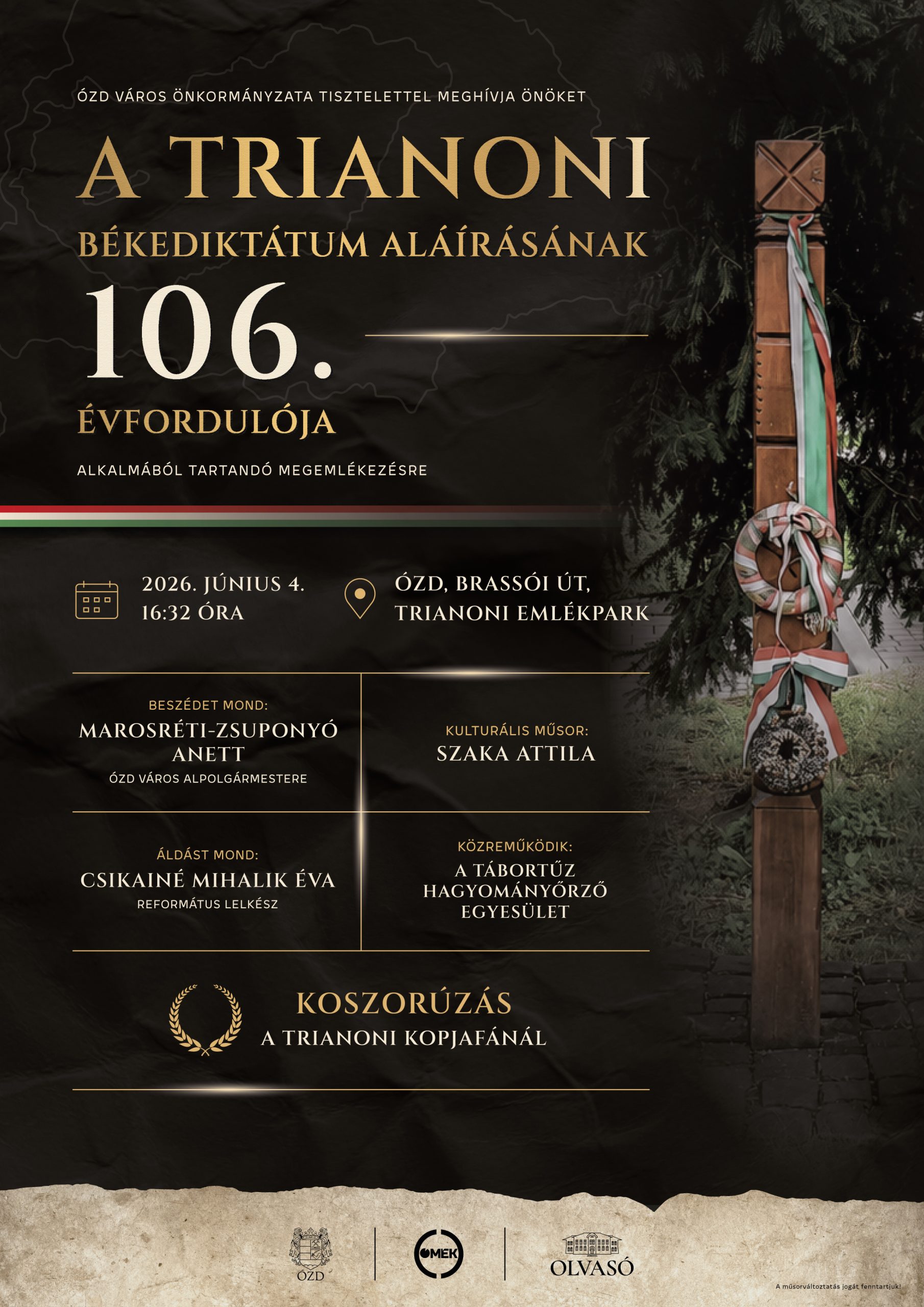 Az esemény plakátja.