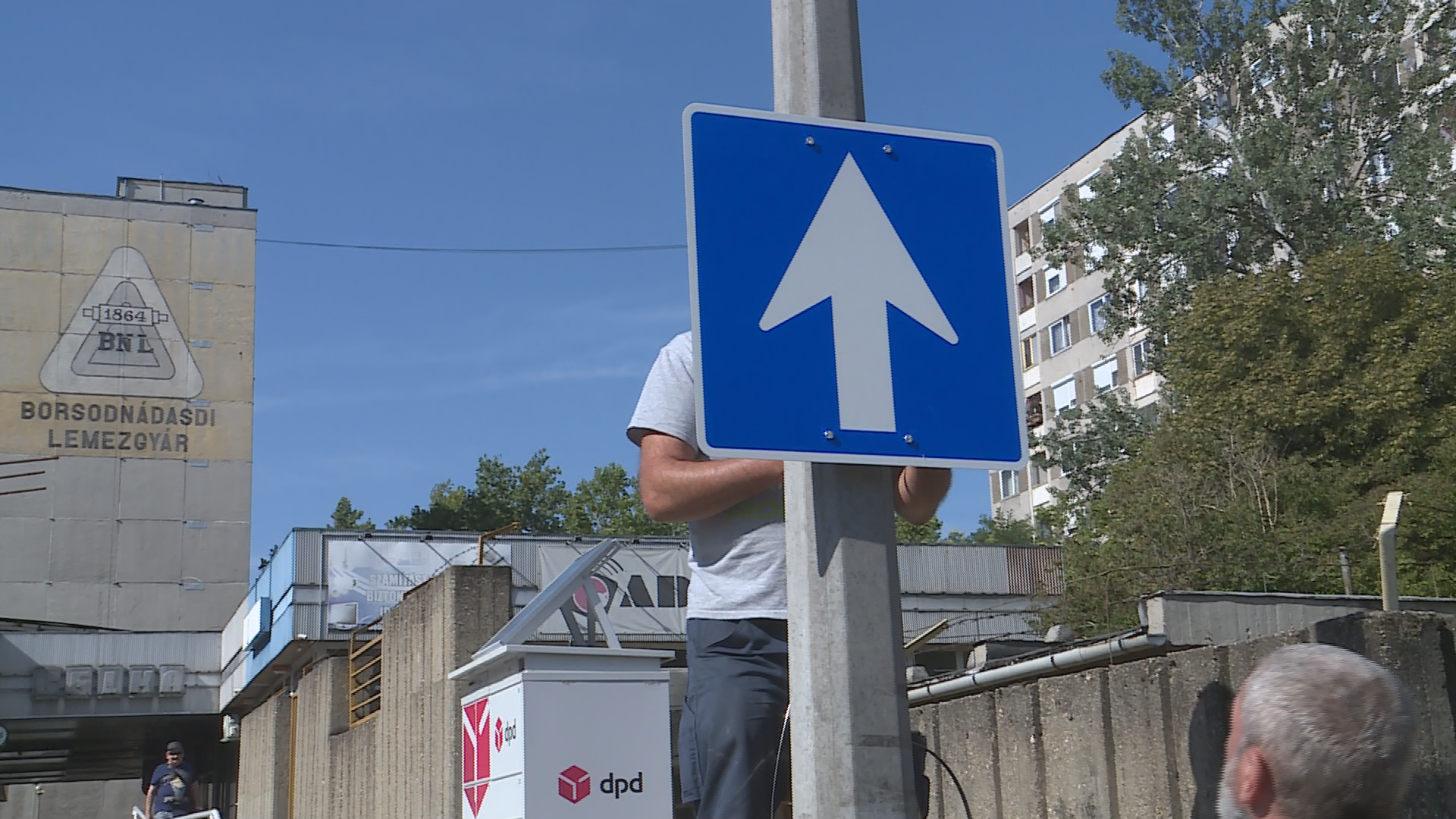 Egyirányúsították a Vencel téri parkolót.