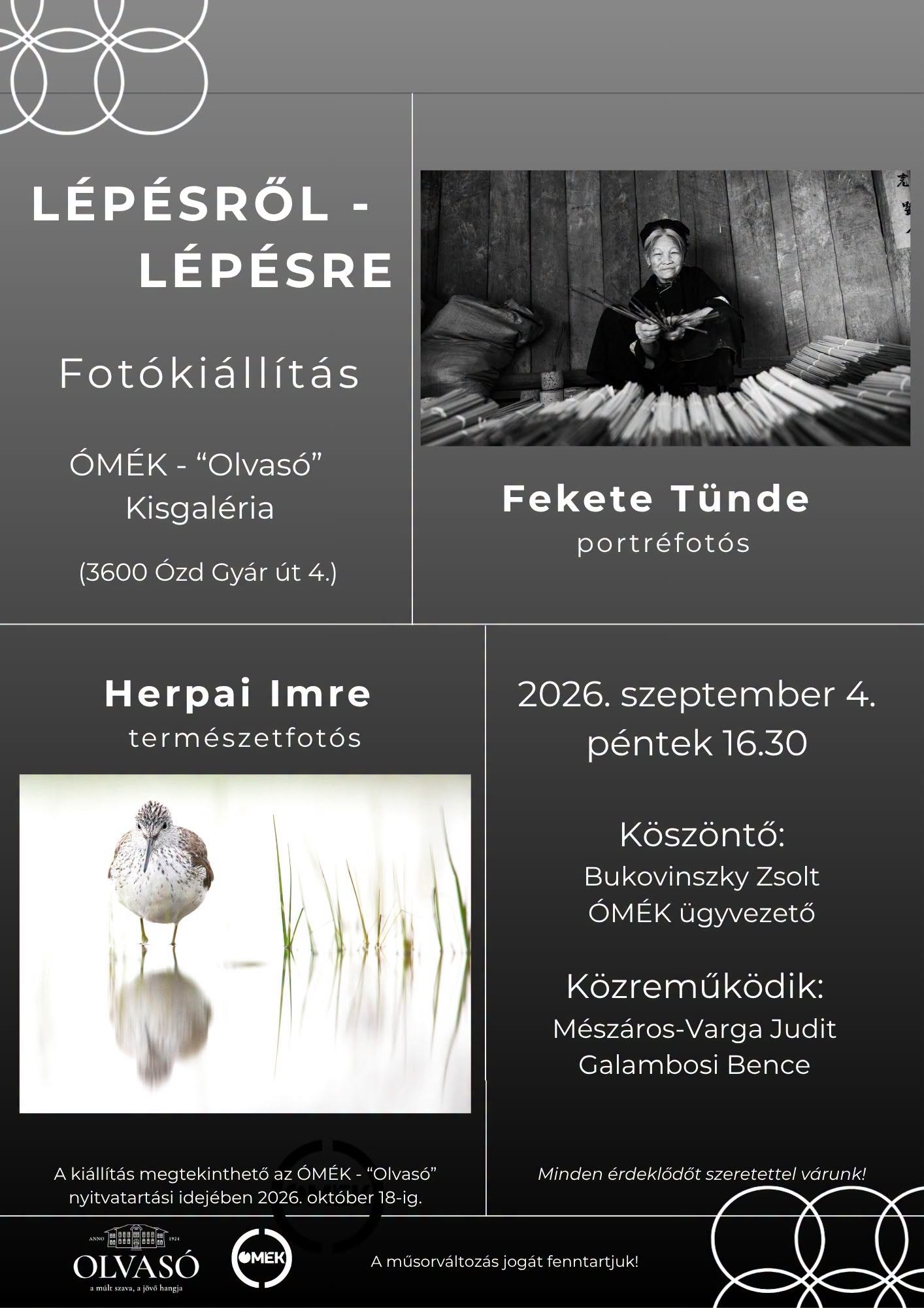 Az esemény plakátja.