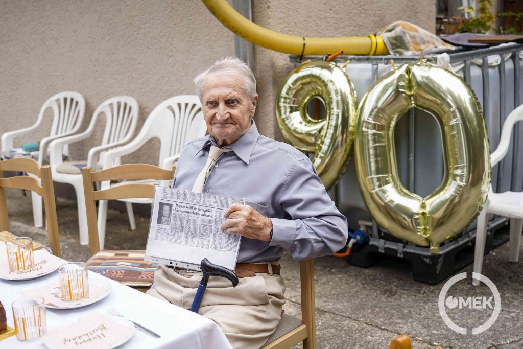 Hangos József kilencvenedik születésnapját ünnepelte.