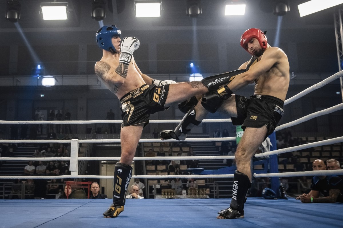 K1-ben zajlik a harc a kötelek között a 2024-es Police Fight Challenge-en. Forrás Police Fight Challenge