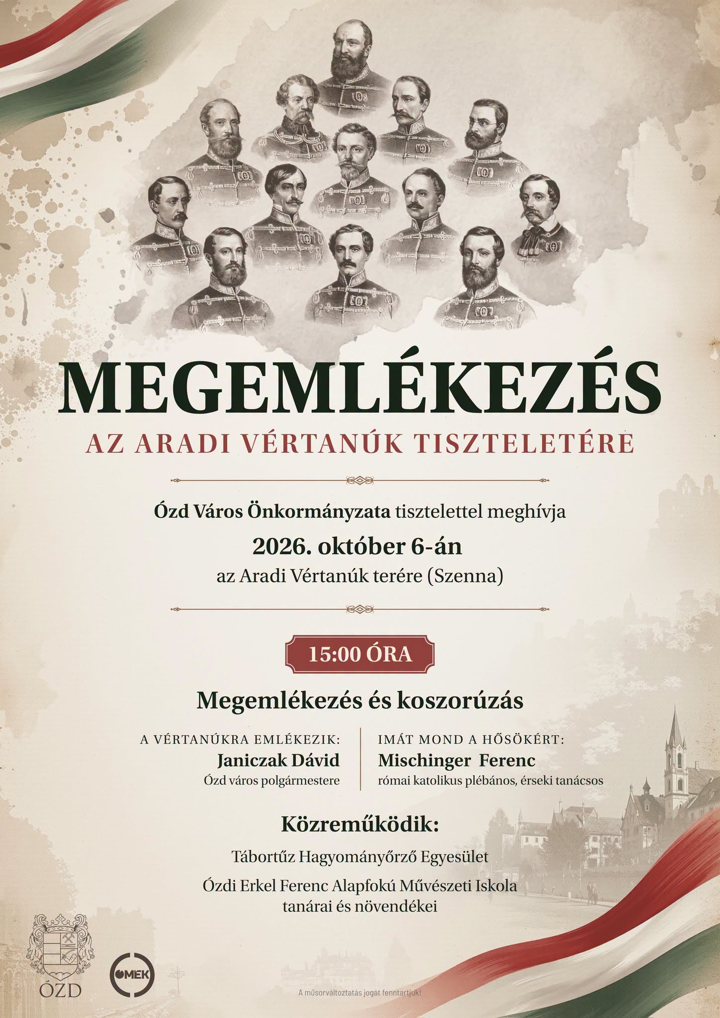 Az esemény plakátja.