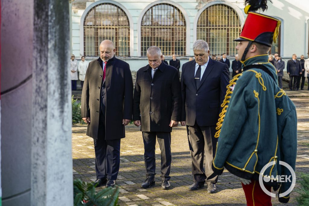 A Magyar Szocialista Párt Ózdi Szervezete helyezi el koszorúját.