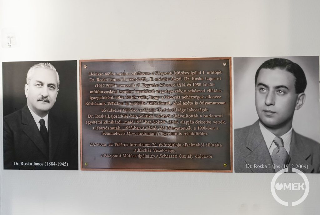 Az emléktábla.