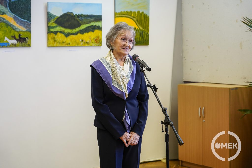 Mizerákné Kovács Katalin bemutatkozik a résztvevőknek.